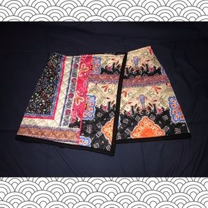 Zara Faux wrap mini skirt